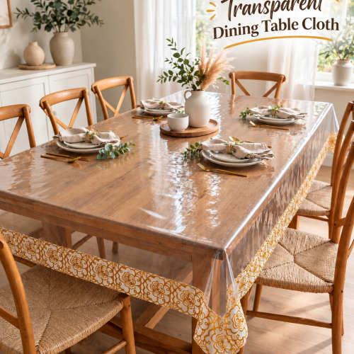 Transparent Dining Table Cloth