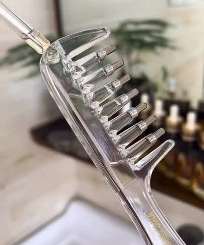 Transparent Oil Applicator Hair Brush