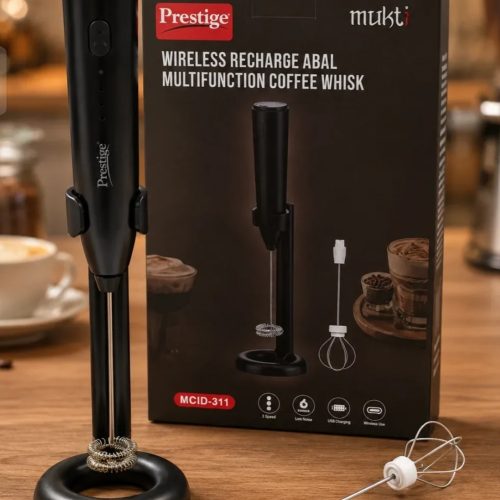 Prestige Wireless Rechargeable 2 In 1 Coffee Whisk